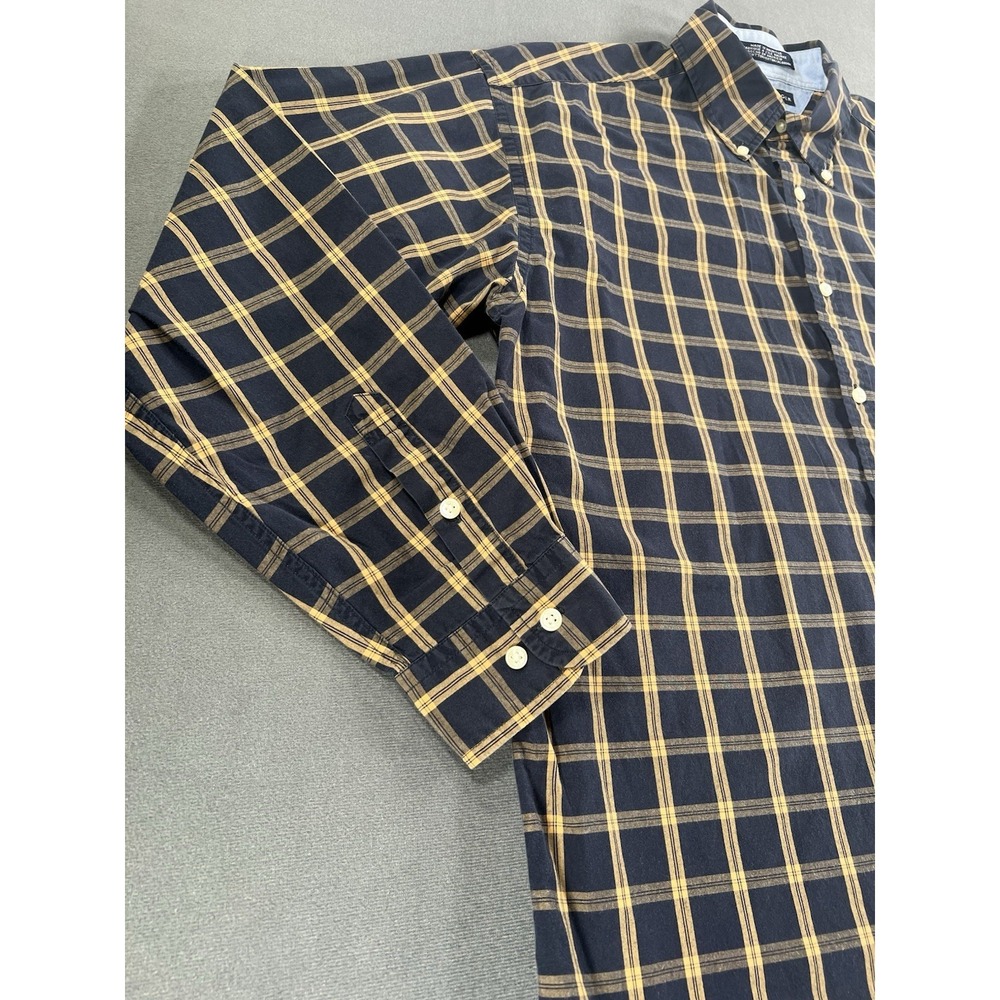 Vintage Tommy Hilfiger Button Down Shirt Sz Large Plaid Checkered Preppy 90s - Picture 5 of 11